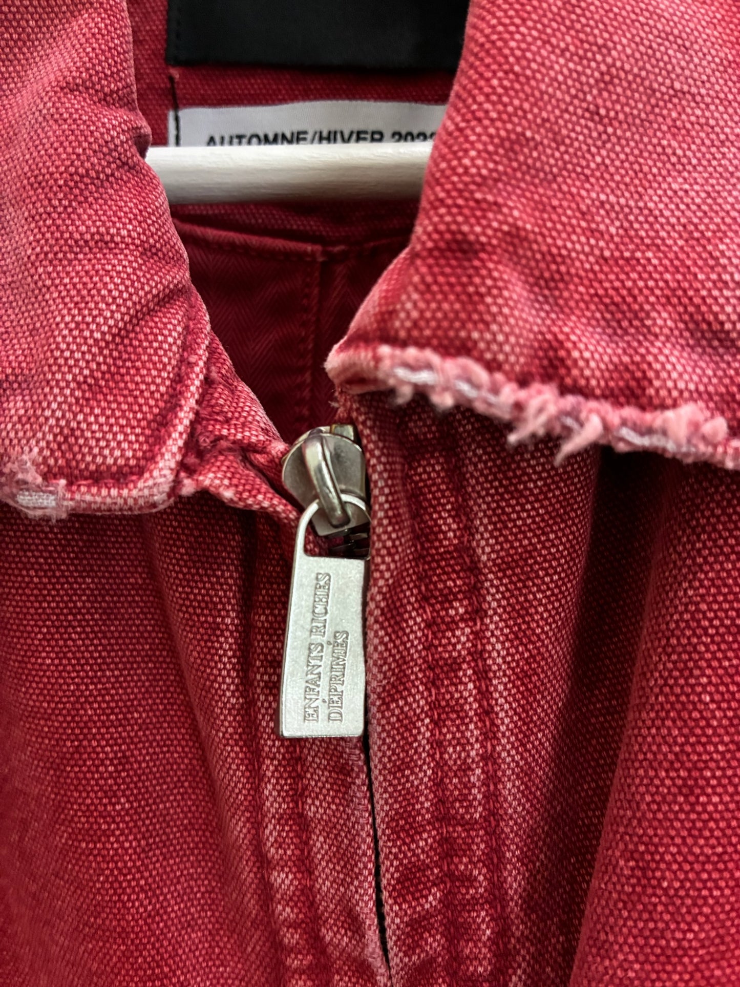 Enfant Riches Deprimes Italian Romance Zip Up Jacket 'Red"