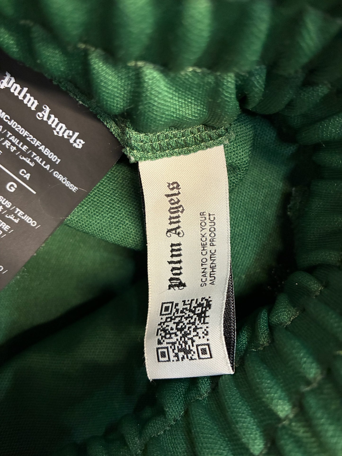 Palm Angels Track Pants Green