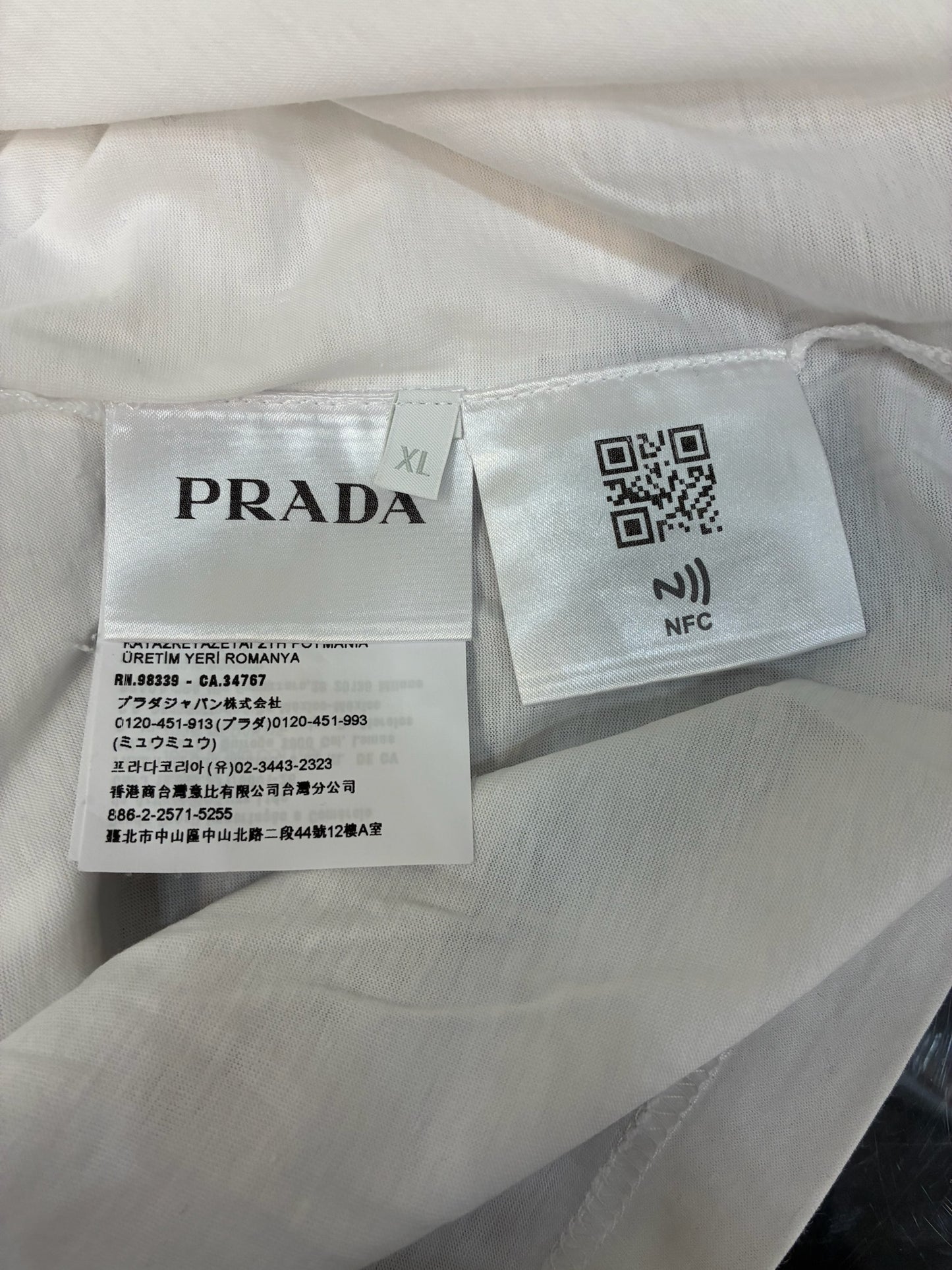 Prada Triangle Logo T-Shirt