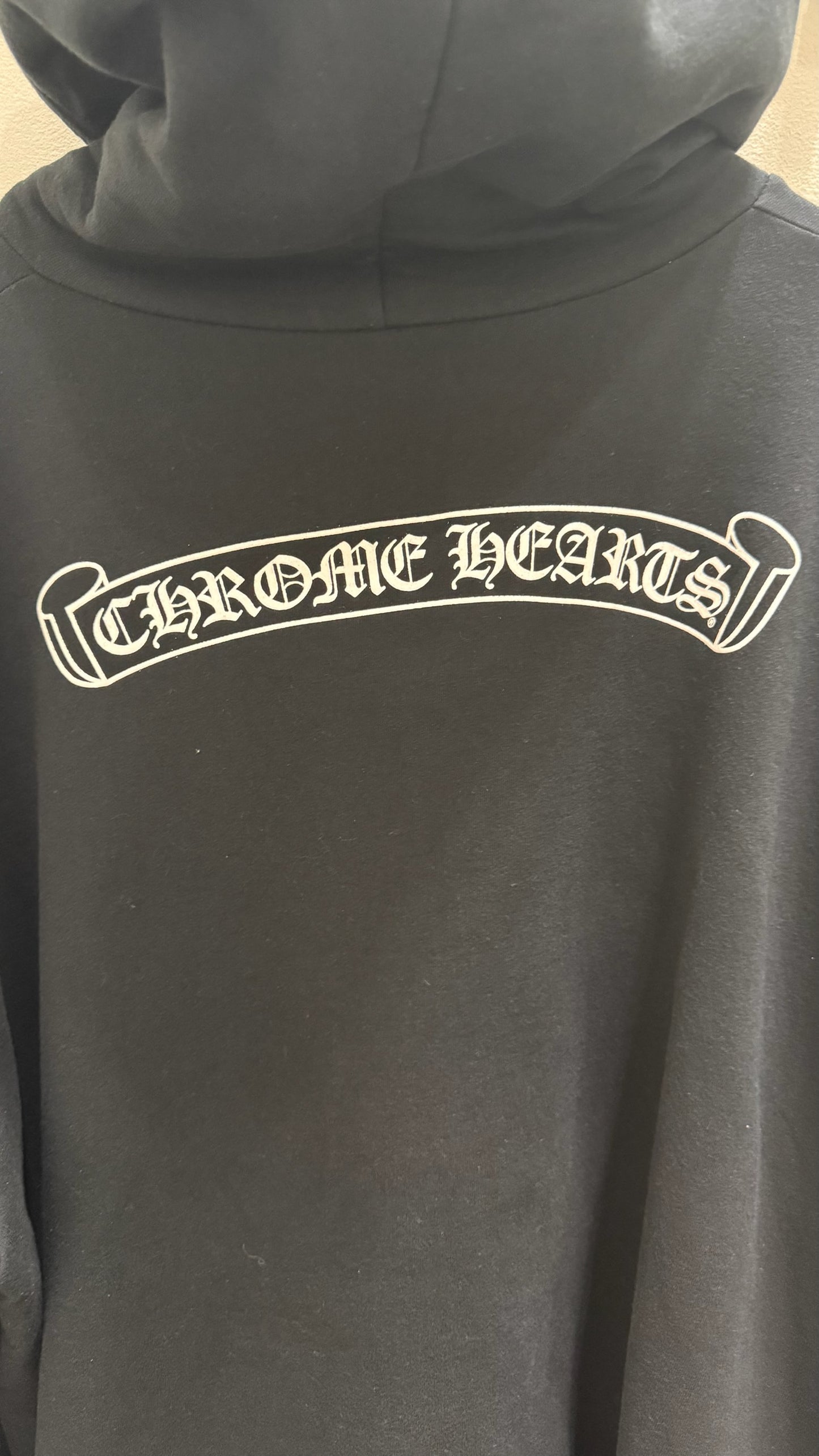 Chrome Hearts Scroll Logo Hoodie