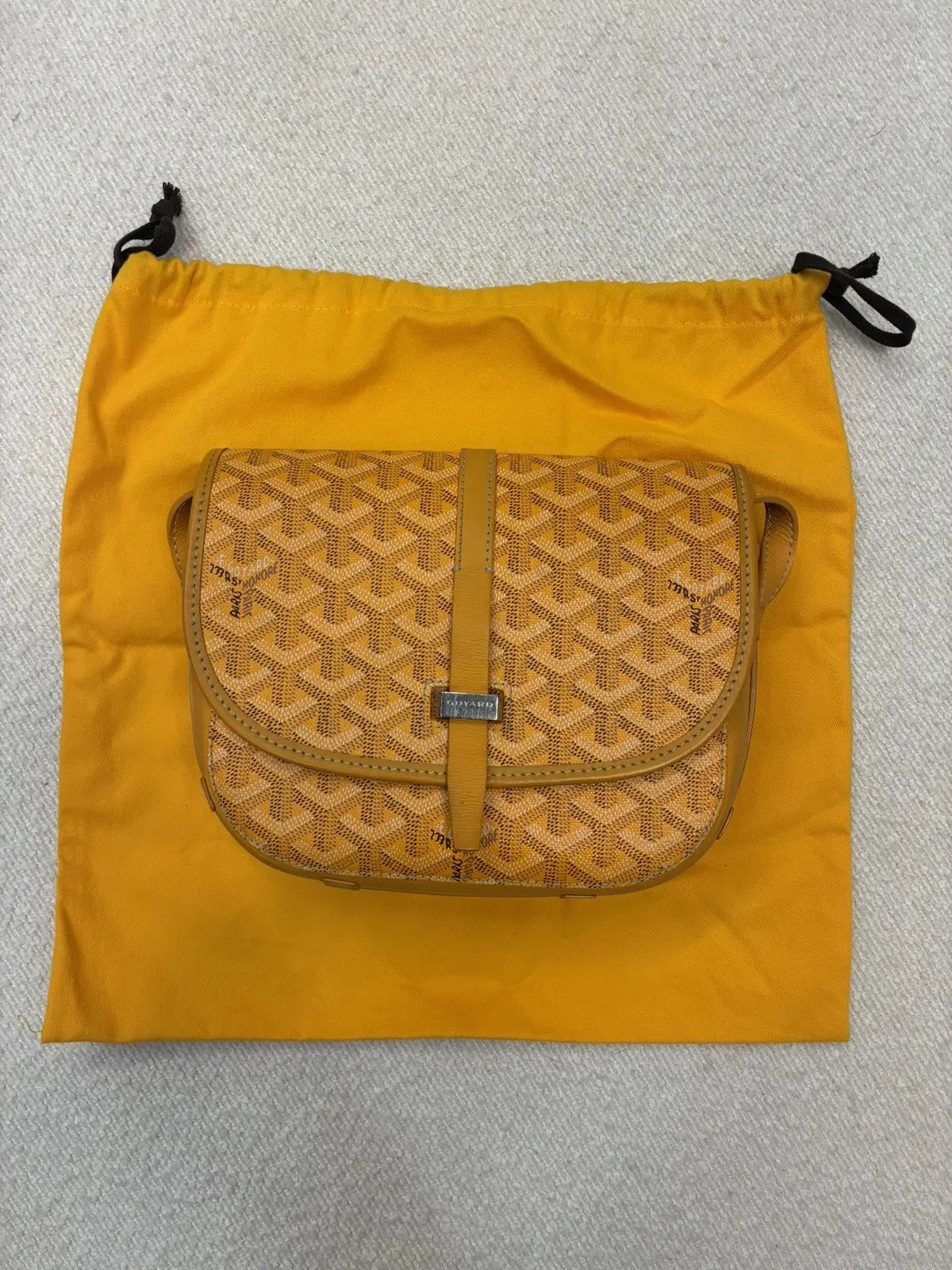 Goyard Belvedere PM Yellow