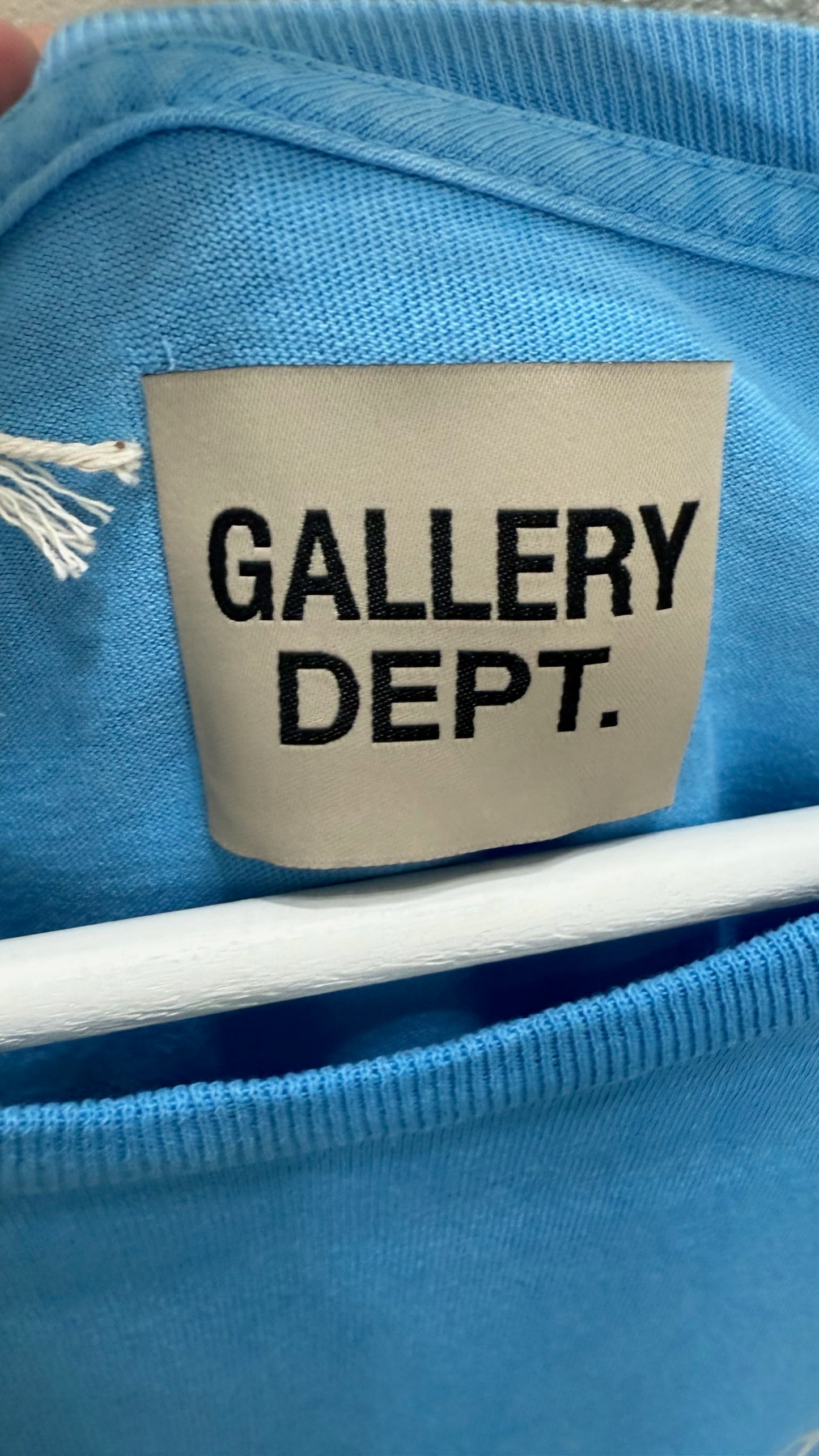 Gallery Dept French Long-Sleeve T-Shirt Cyan