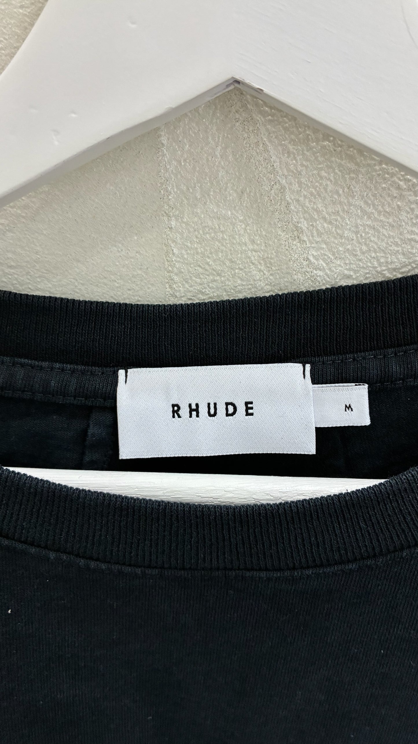 Rhude Black Mountain Logo T-Shirt
