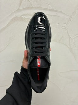 Prada America's Cup Black Patent Leather