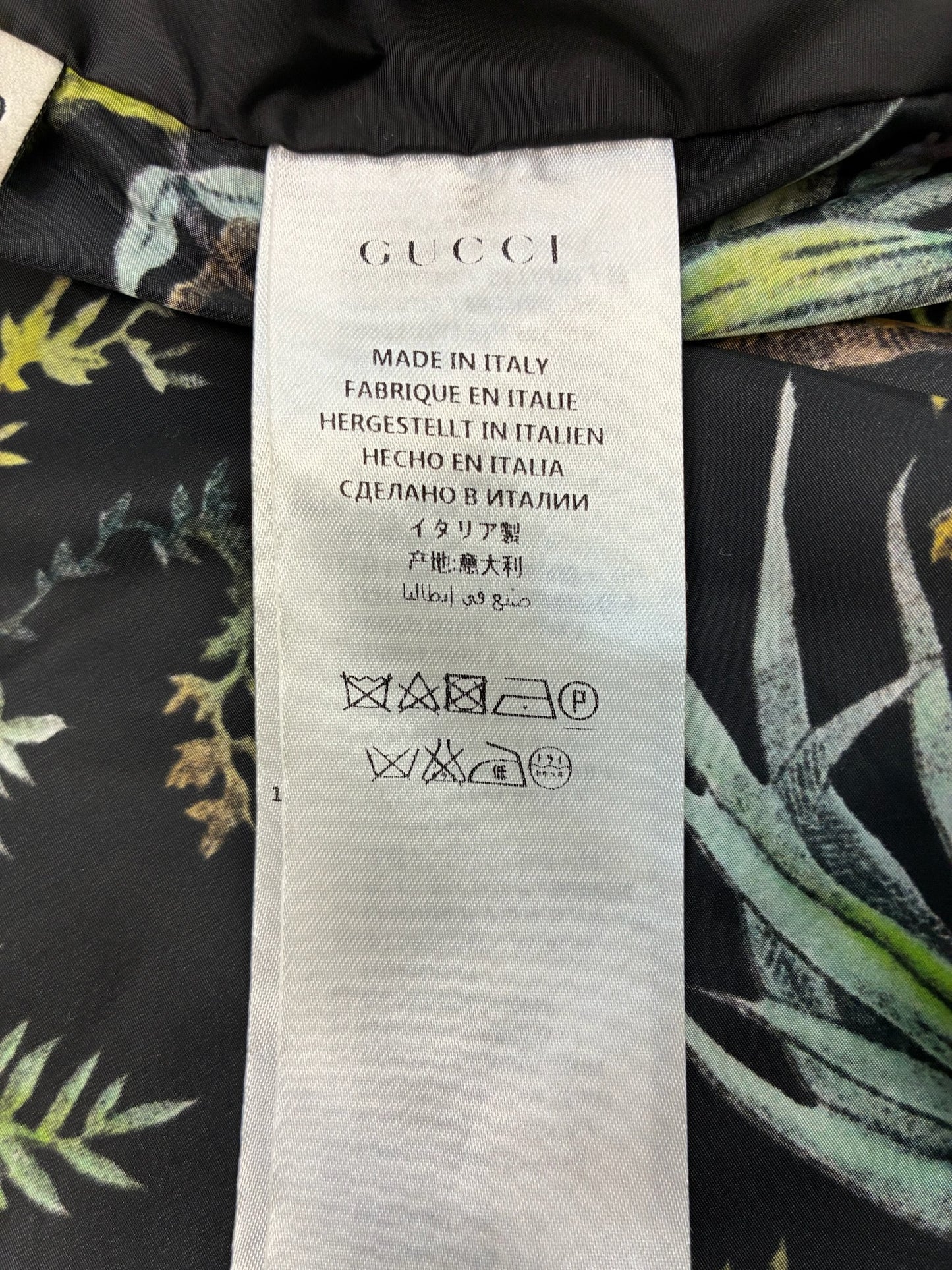 Gucci Hooded Tropical Jacket