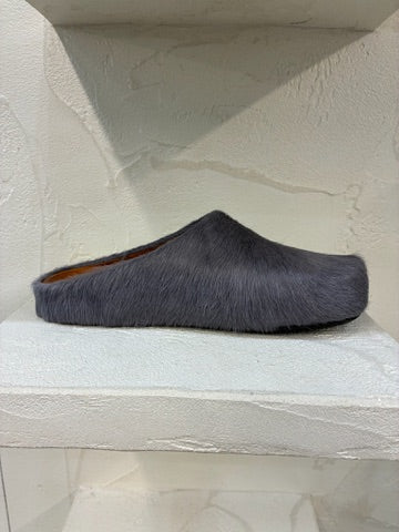 Marni Grey Fussbett Sabot