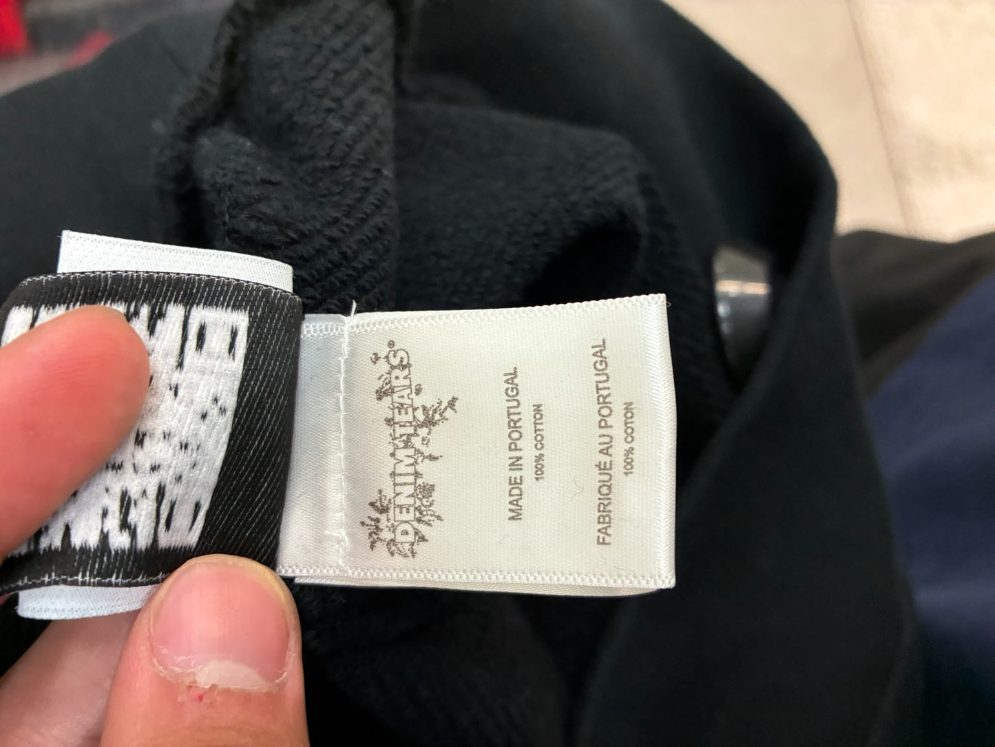 Denim Tears The Cotton Wreath Hoodie Black