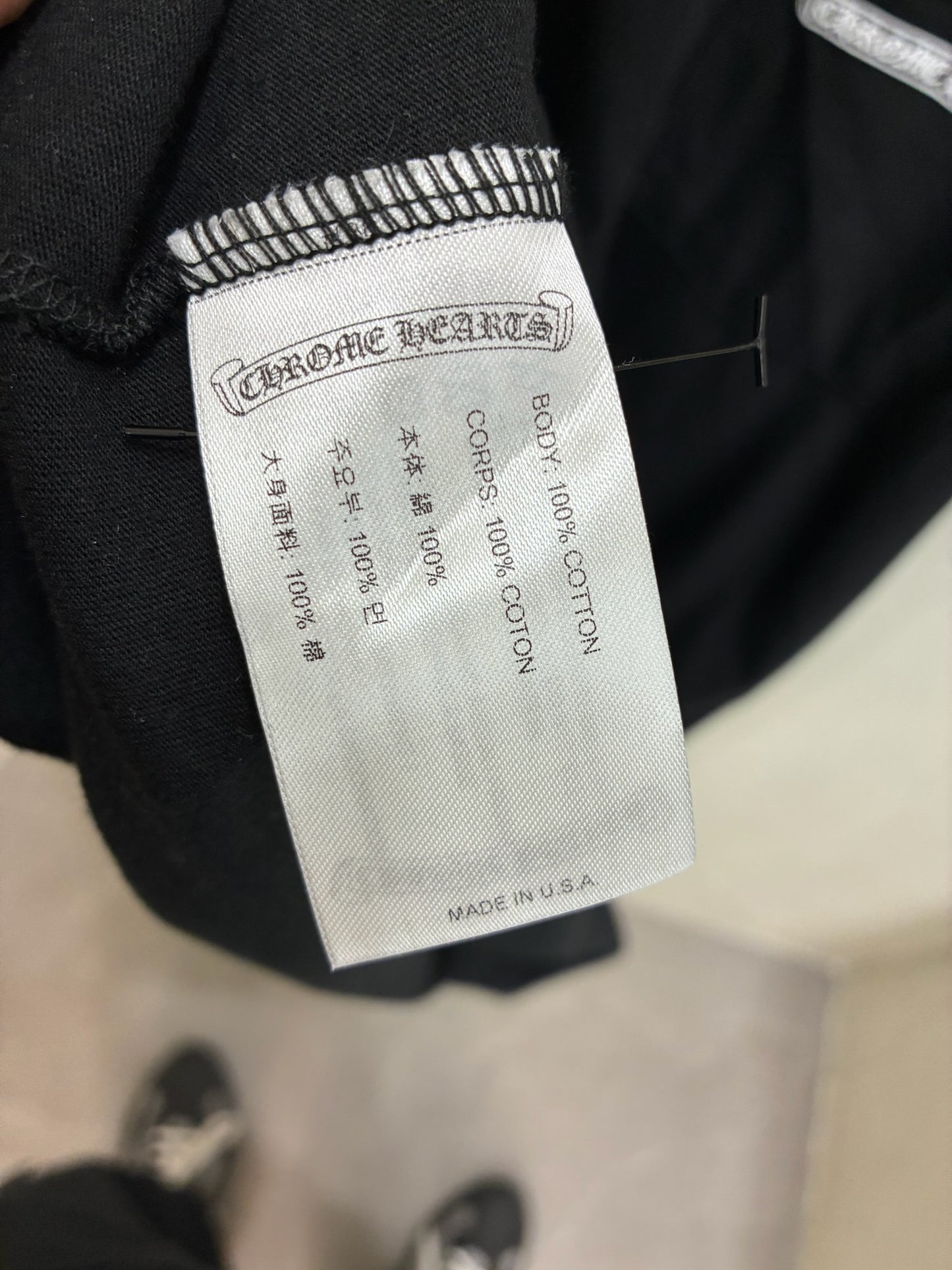 Chrome Hearts Scroll Logo T-Shirt