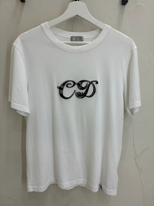 Christian Dior x Kenny Scharf  Embroidered Logo T-Shirt