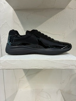 Prada America's Cup Black Patent Leather