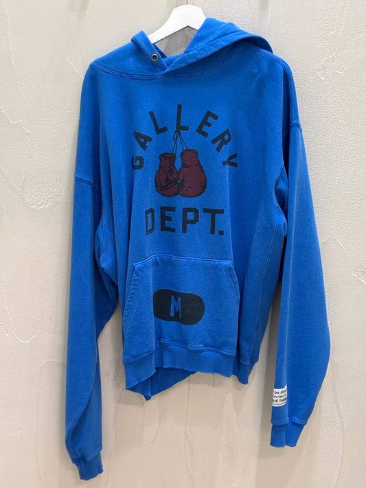 Gallery Dept Boxing Hoodie Royal Blue