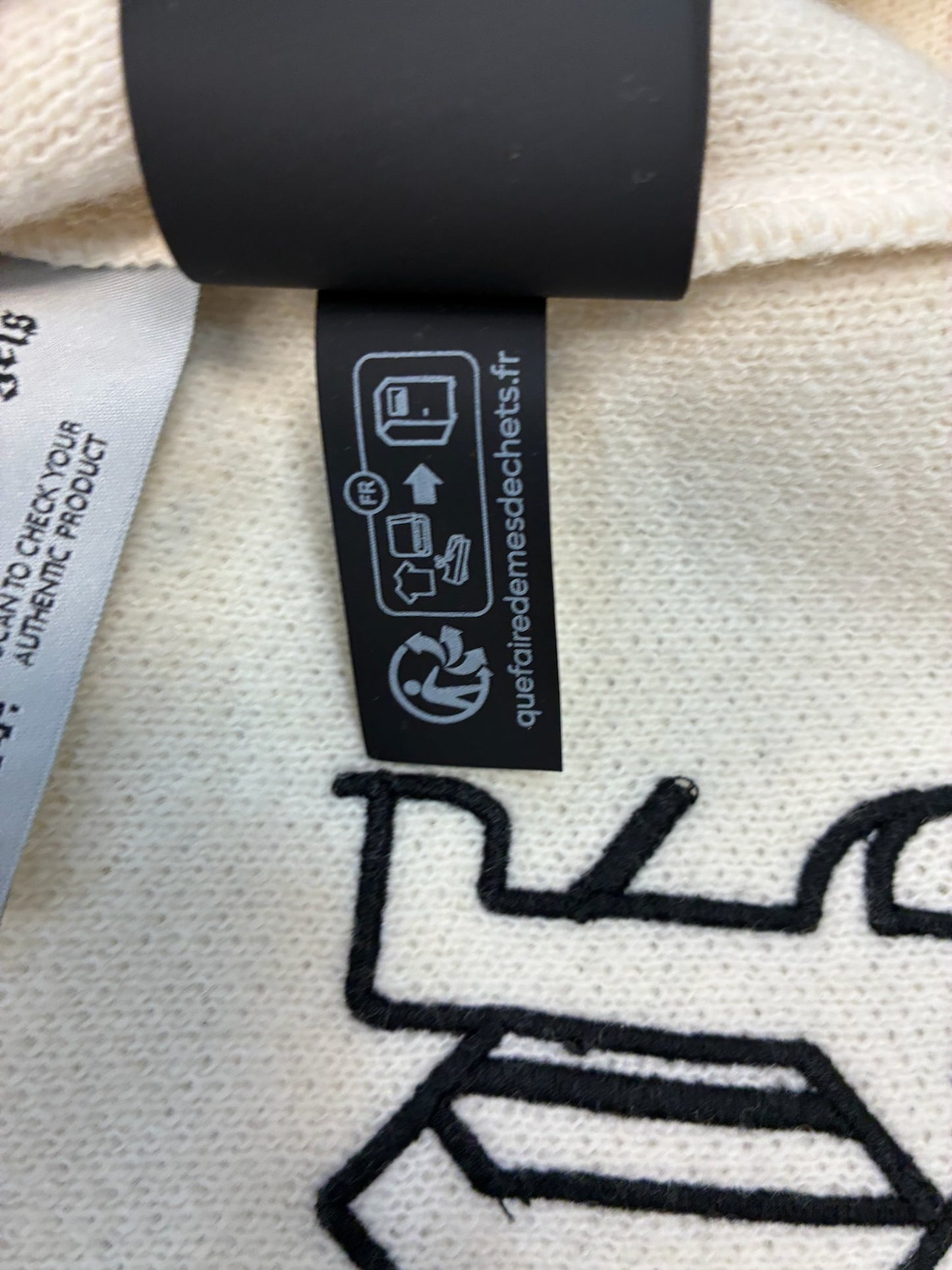 Palm Angels Monogram Knit Zip Up Hoodie