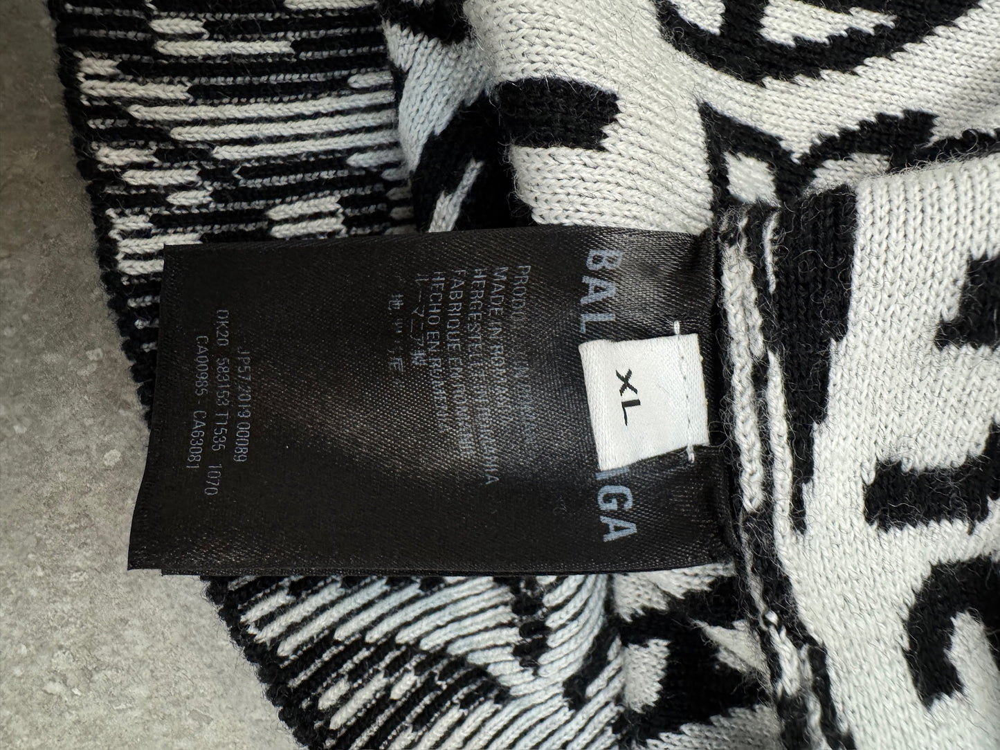 Balenciaga Wavy Logo Sweater