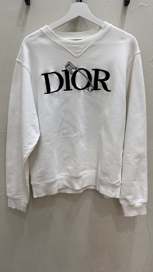 Dior Safety Pin Logo Sweatshirt