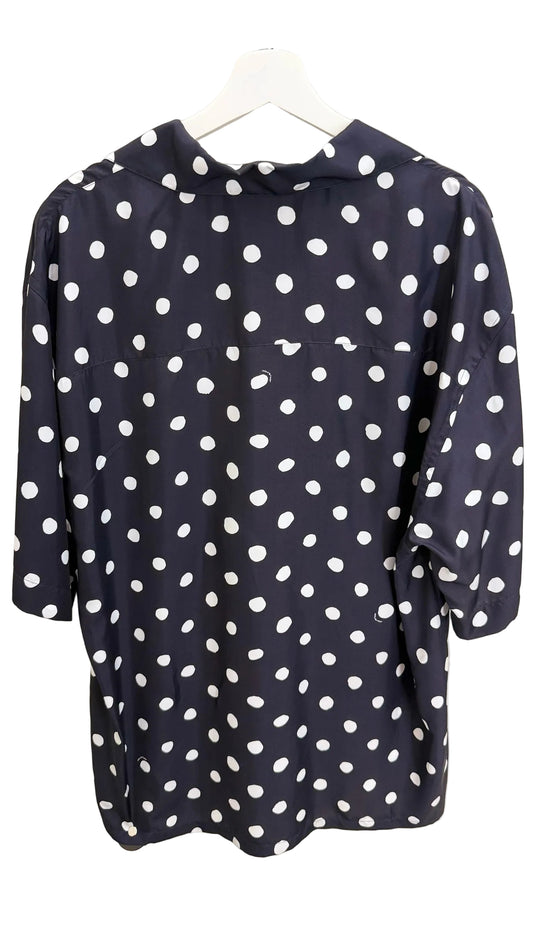 Marni Polka-Dot Short Sleeved Button Up