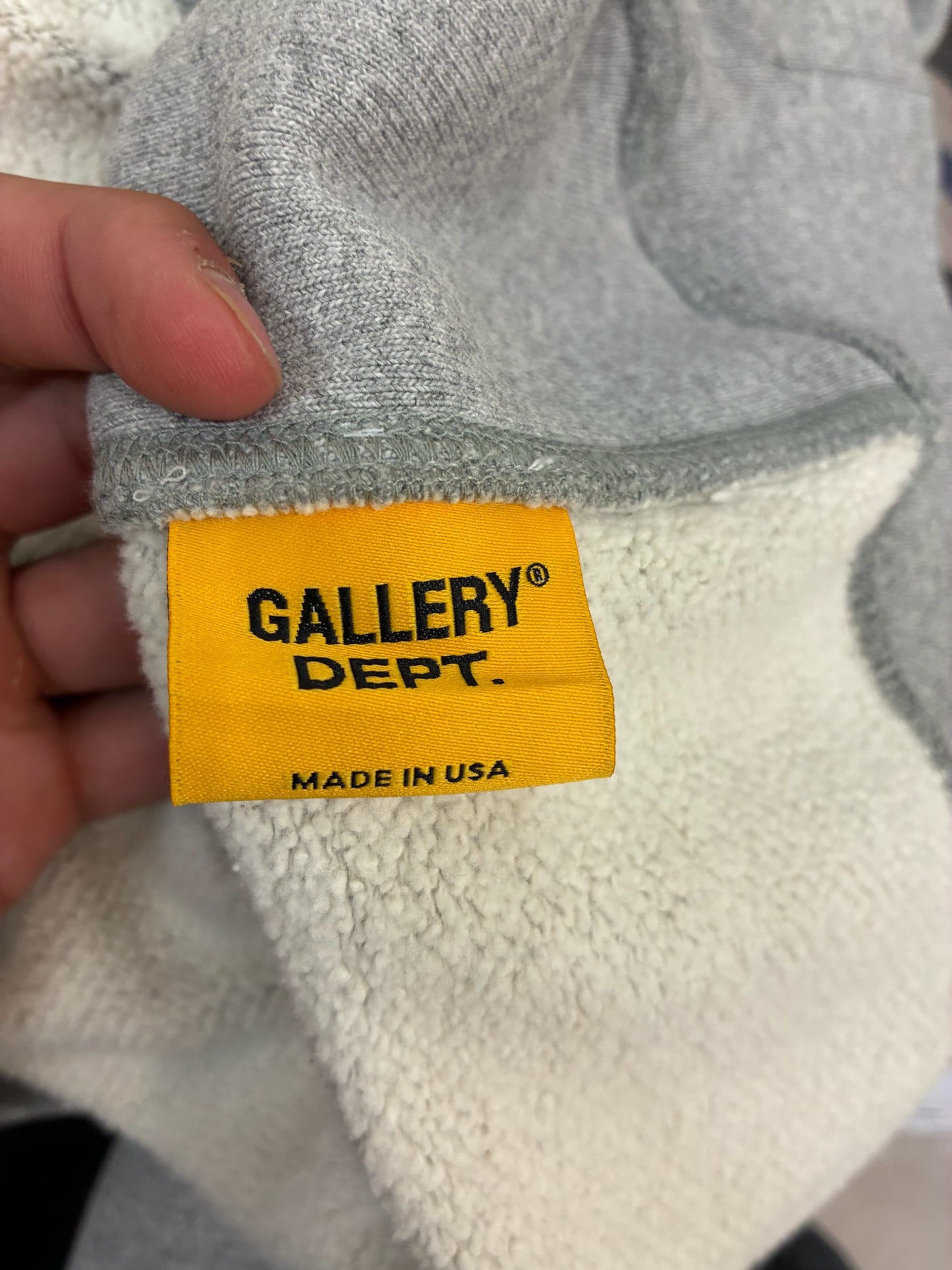Gallery Dept. Center Logo DEPT Hoodie Grey