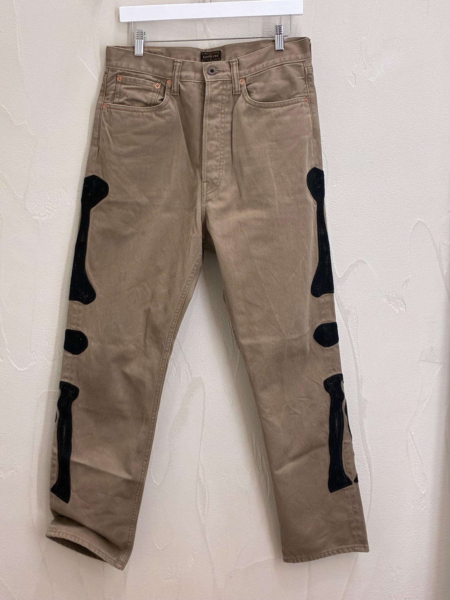 Kapital Slim-Fit Appliqued Denim Jeans
