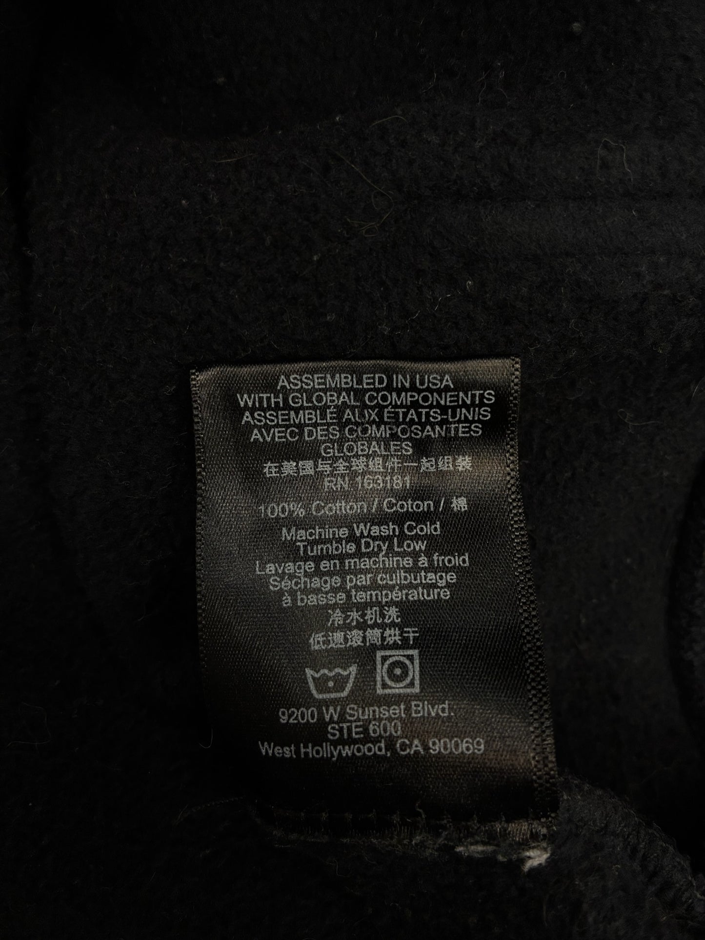 Rhude Campione Zip Up Hoodie