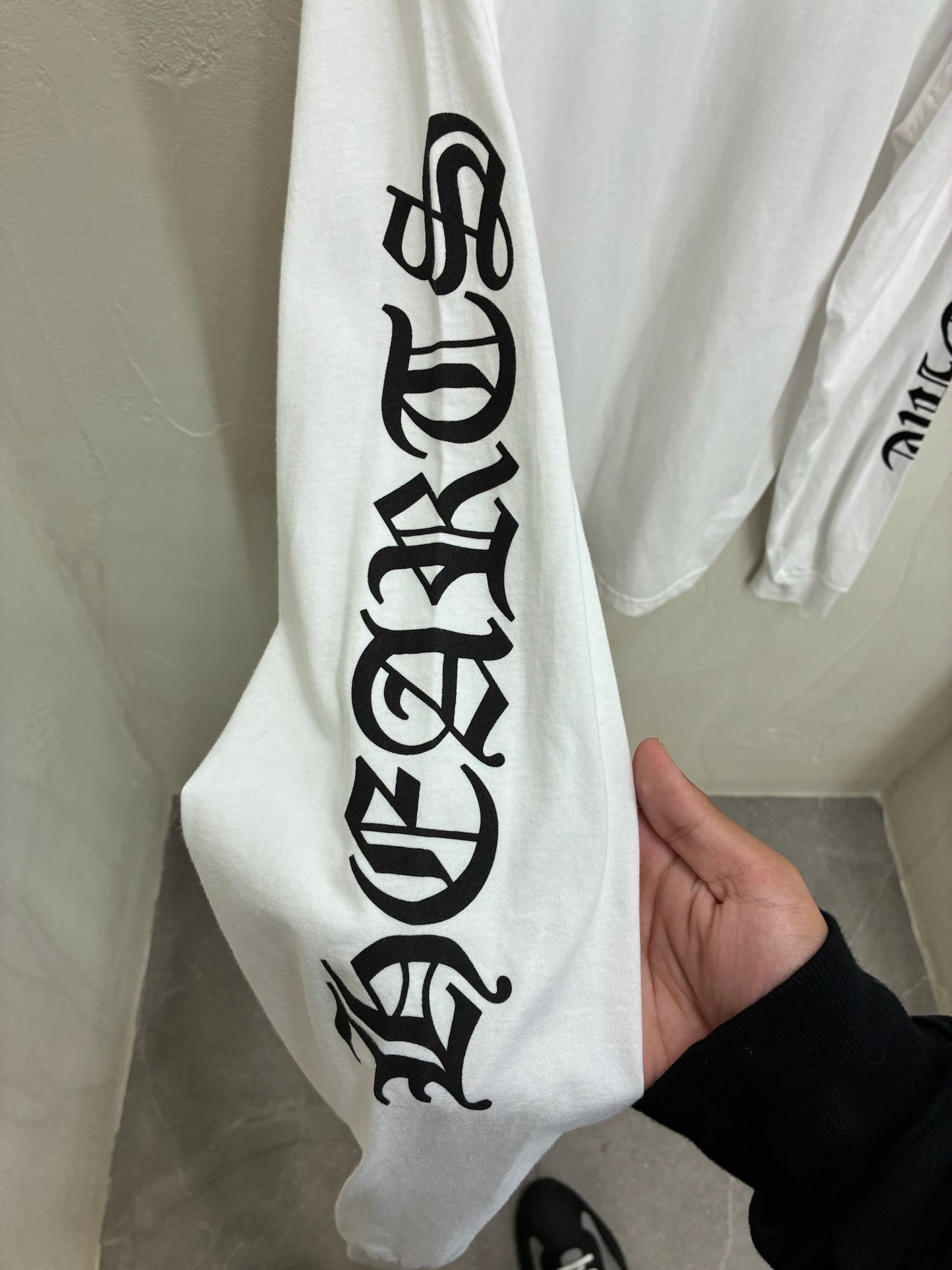 Chrome Hearts Neck Logo Long Sleeve Crewneck