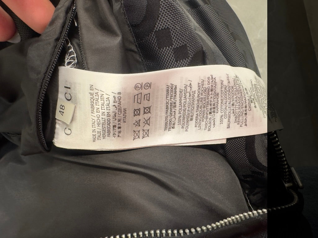 Gucci GG Monogram Jacket Black