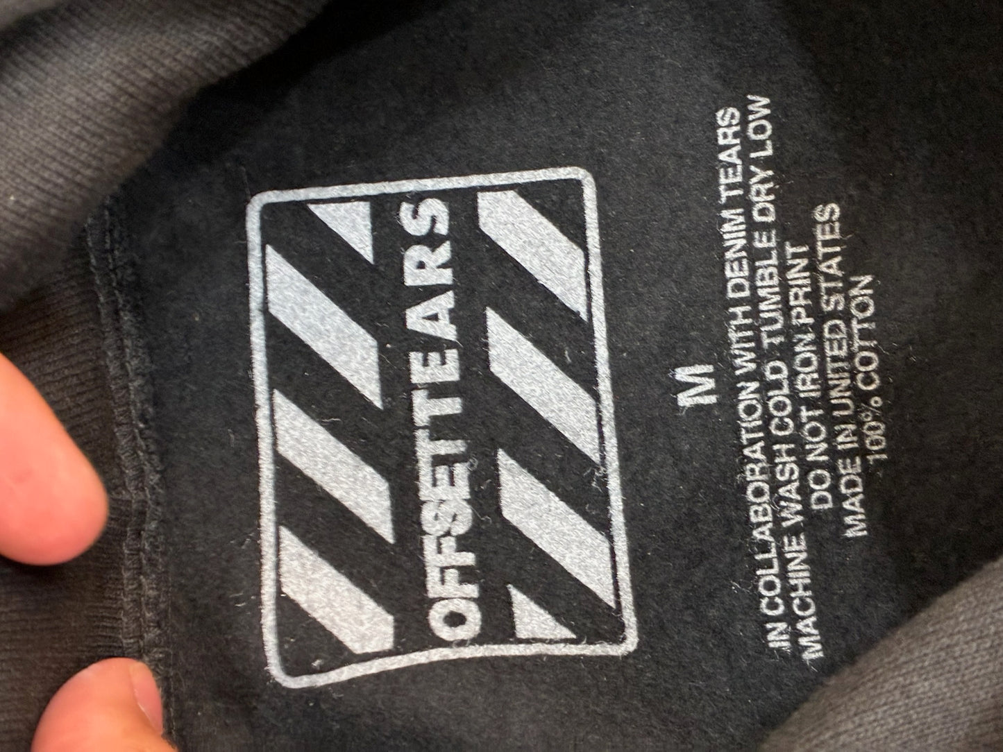 Denim Tears x Offset Wreath Hoodie Black