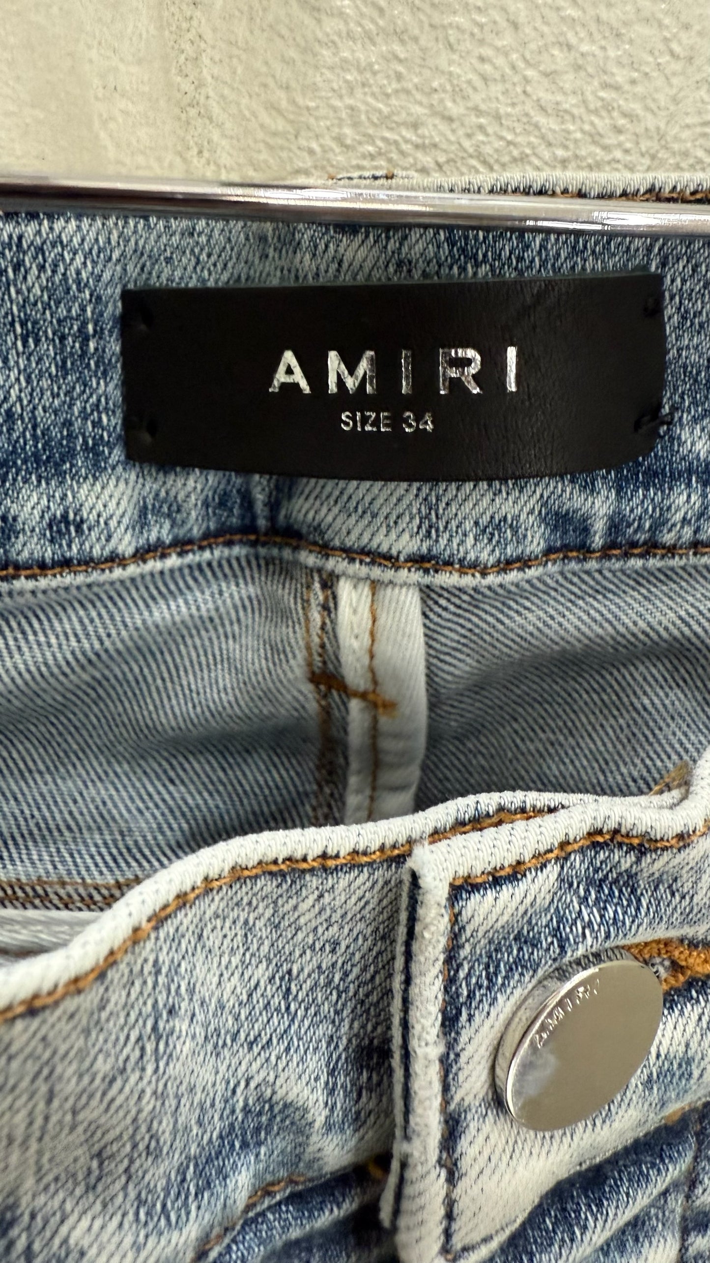 Amiri MX1 Leather Jeans