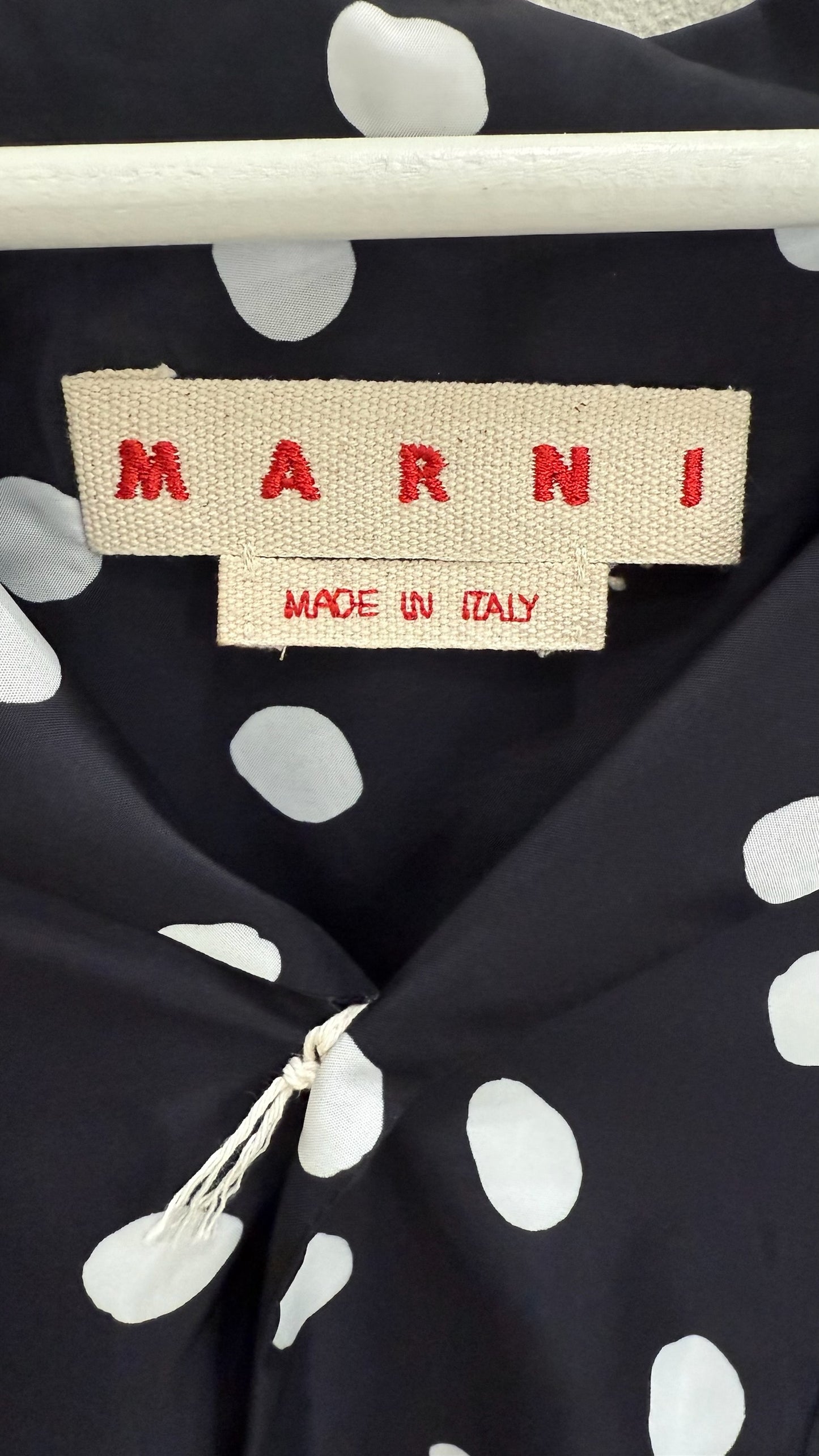 Marni Polka-Dot Short Sleeved Button Up
