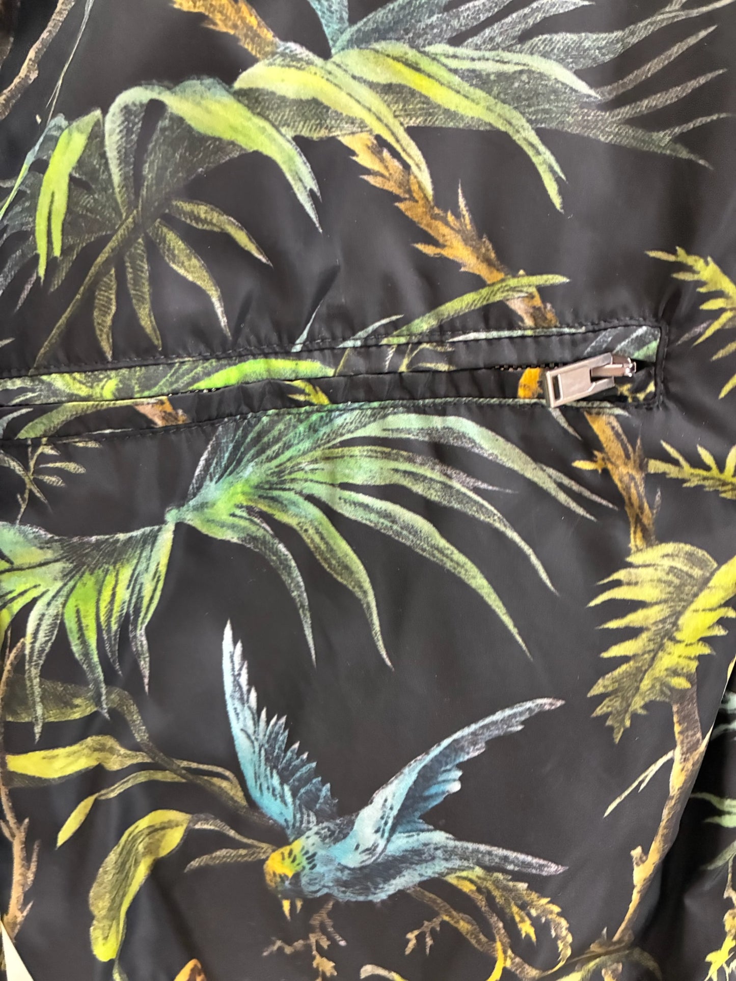 Gucci Hooded Tropical Jacket