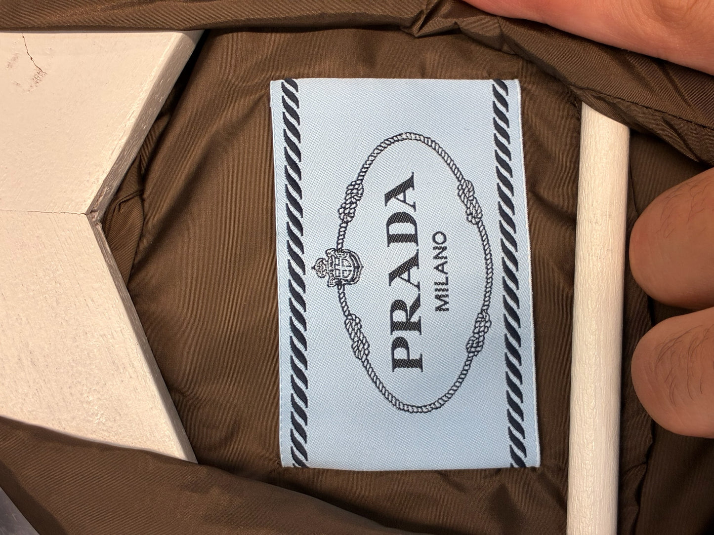 Prada Brown Nylon Windbreaker