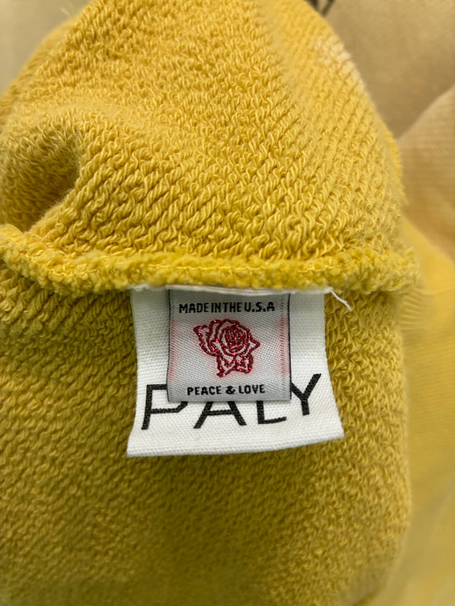 PALY: Yellow 'EPDS' Hoodie