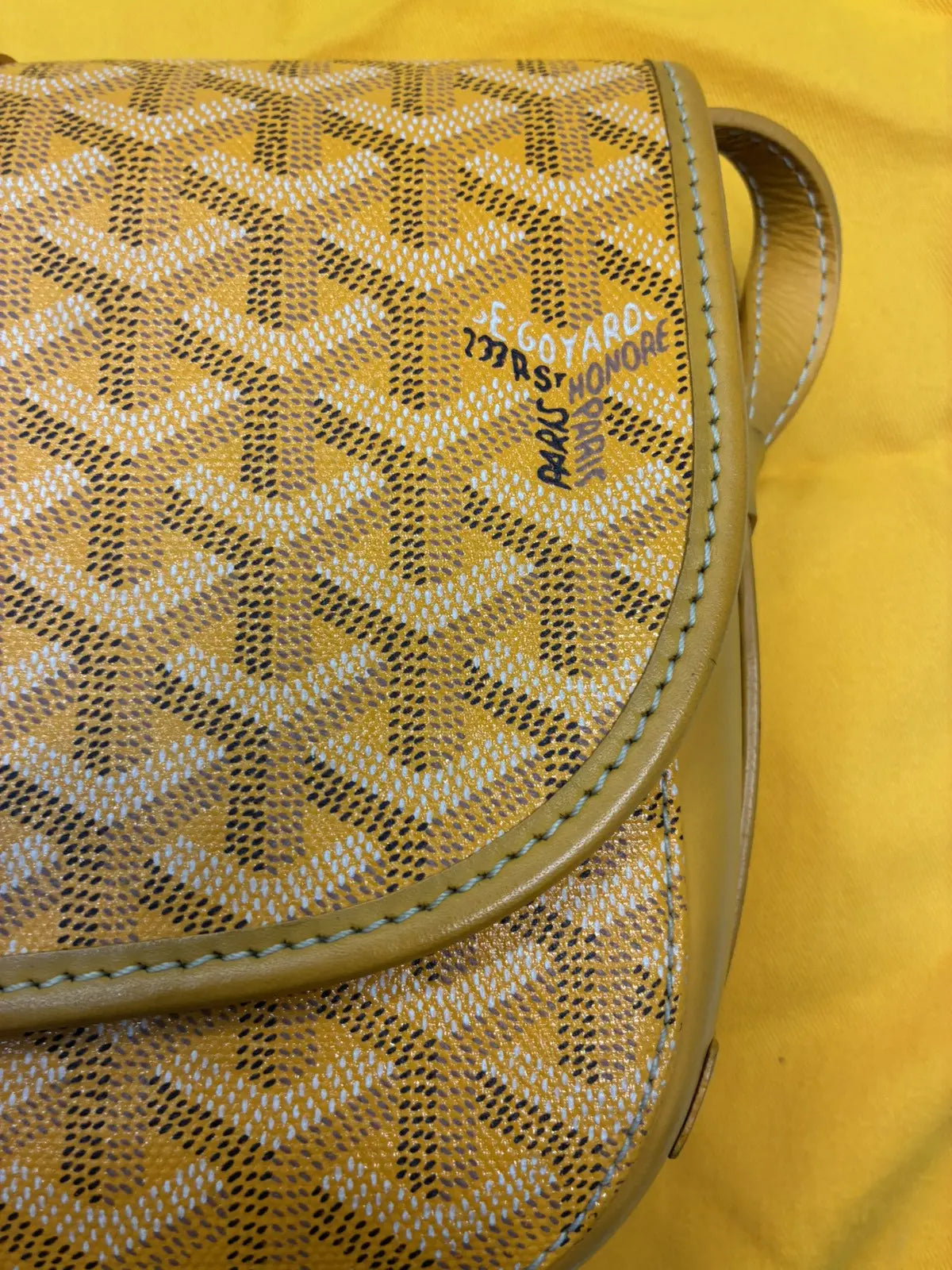 Goyard Belvedere PM Yellow