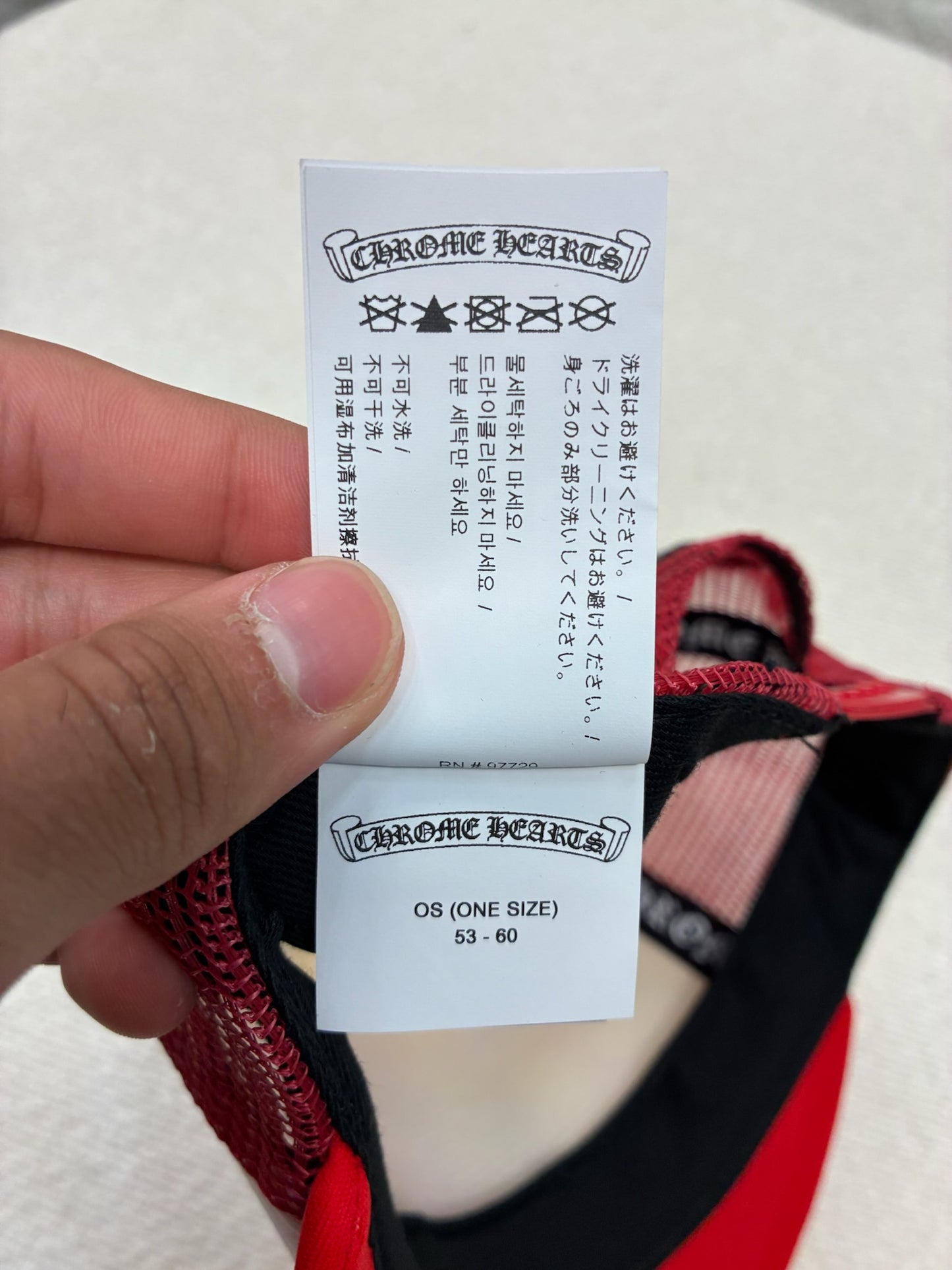 Chrome Hearts Multicolor Cross Hat Red
