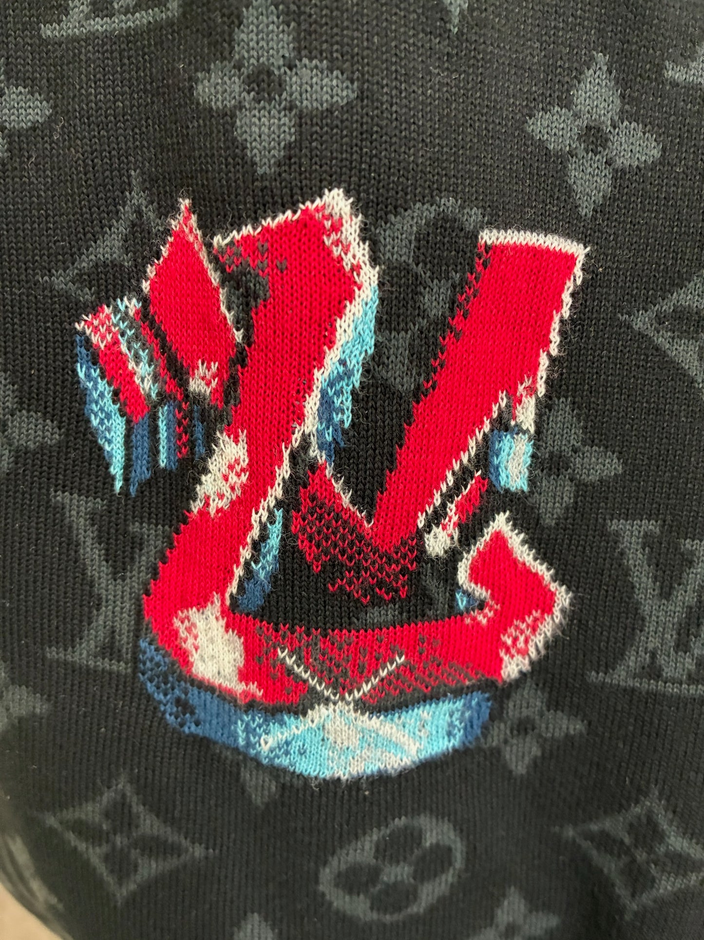 Louis Vuitton Graffiti Monogram Knitted Shorts