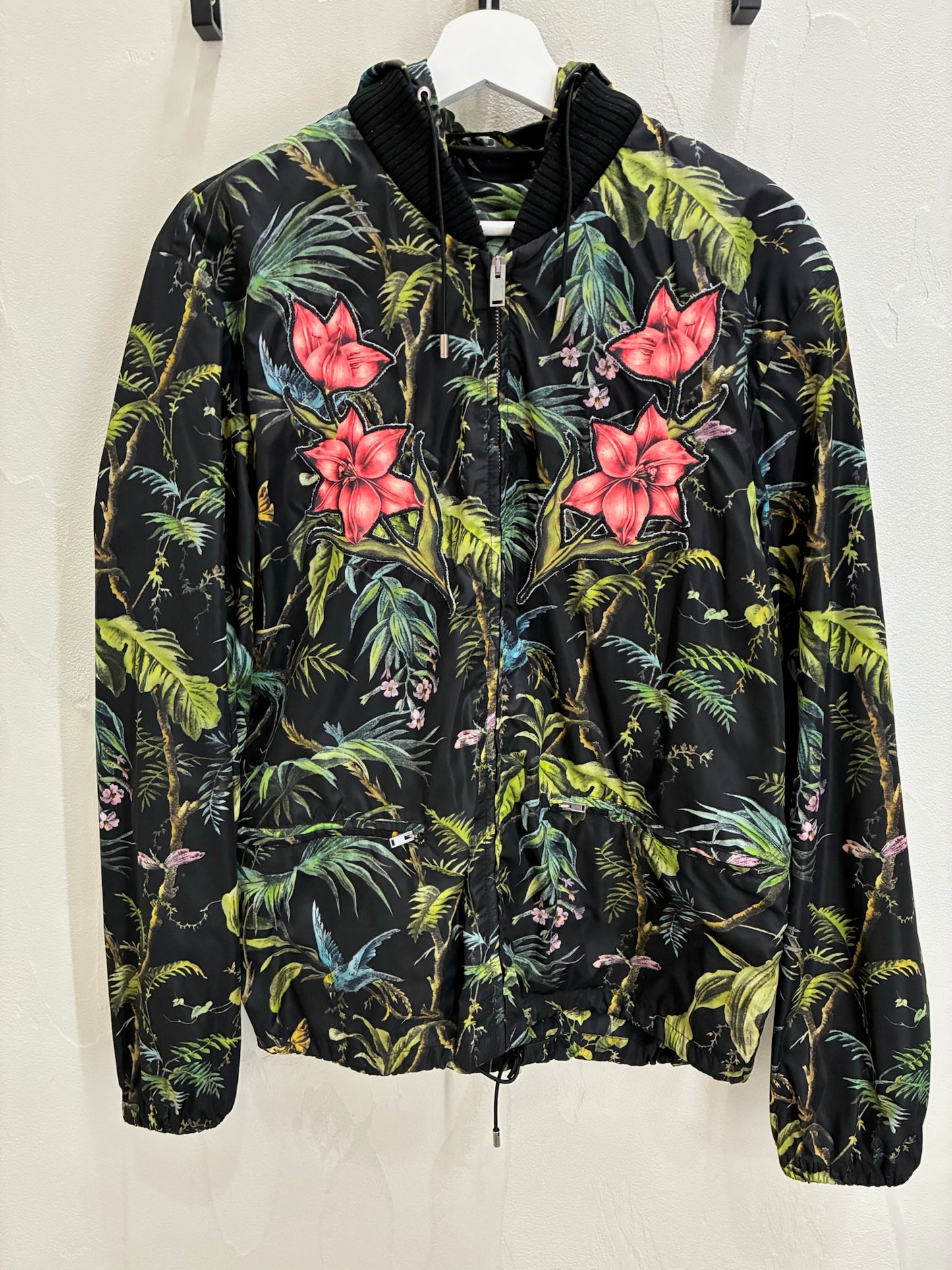 Gucci Hooded Tropical Jacket