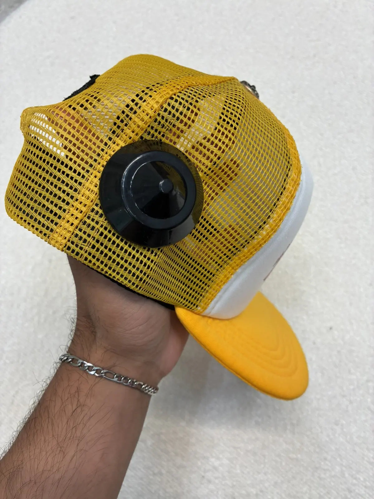 Chrome Hearts Multicolor Cross Hat Yellow