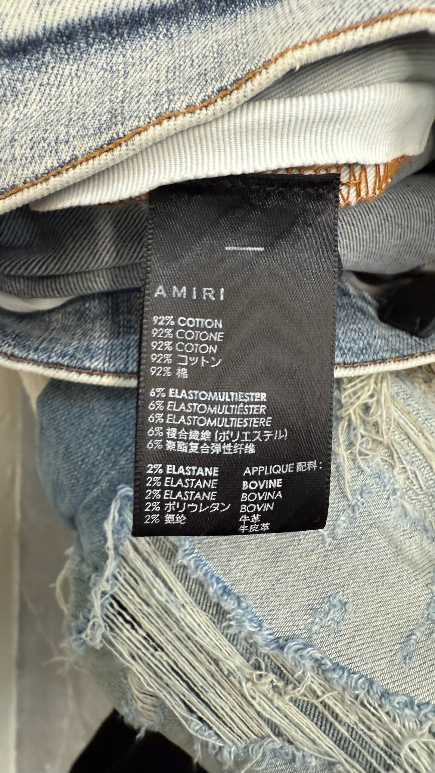Amiri MX1 Leather Jeans