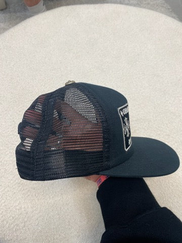 Chrome Hearts Chomper Hollywood Hat Black