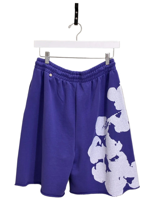 Denim Tears Big Purple Cotton Shorts