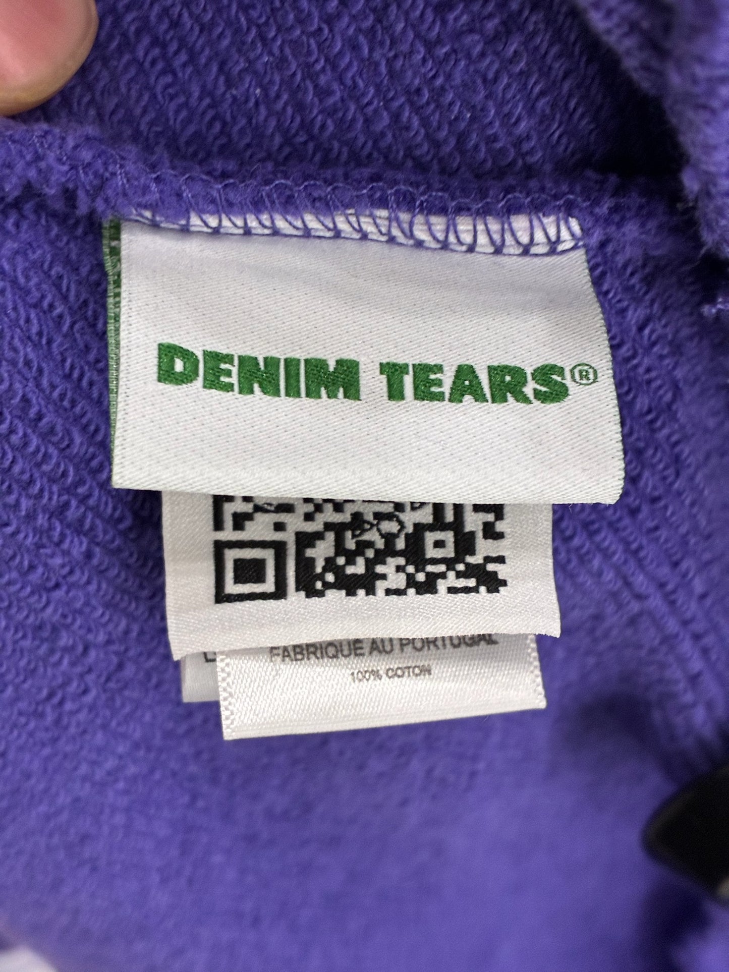 Denim Tears The Cotton Wreath Hoodie Purple