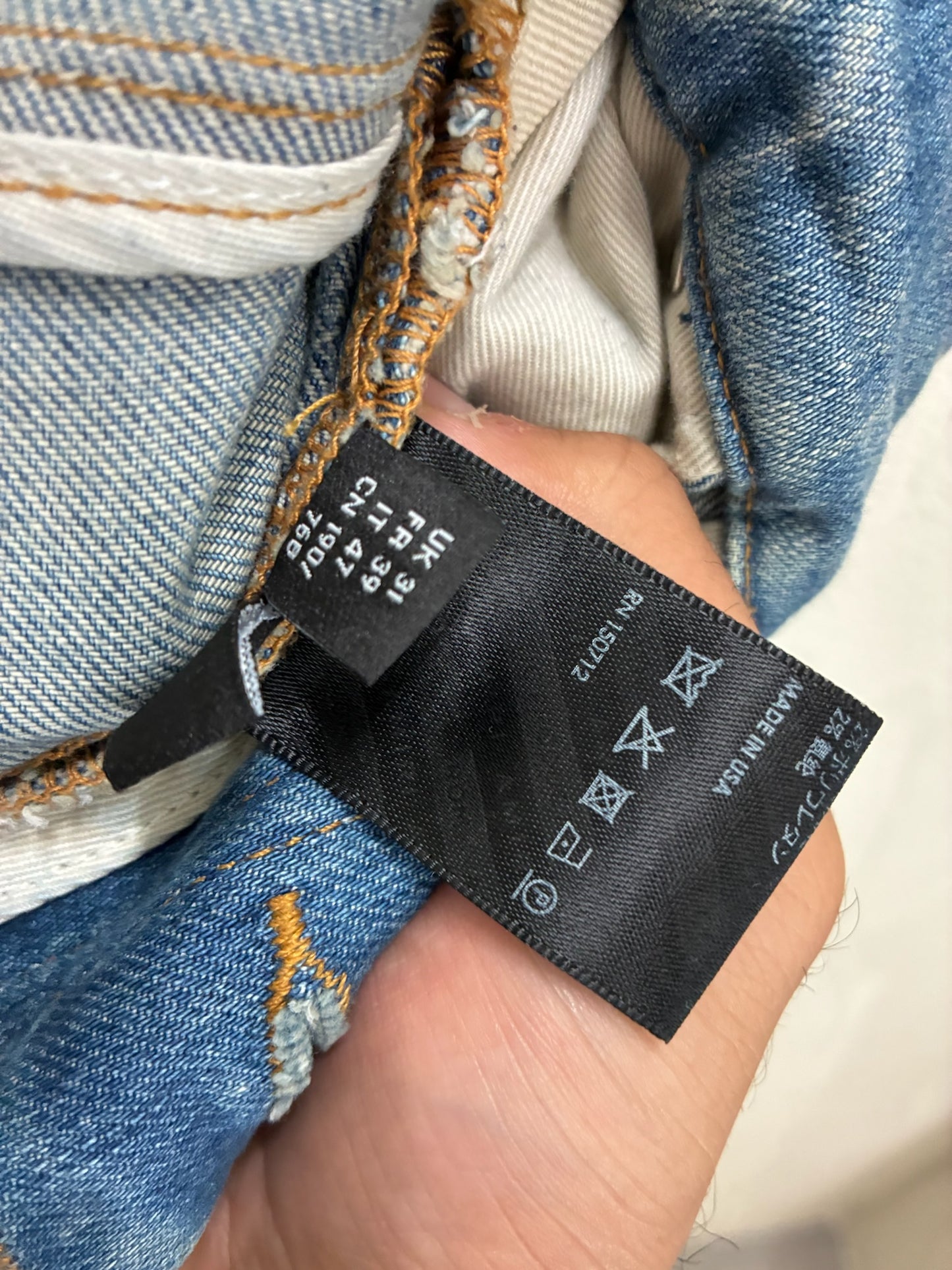 Amiri MX1 distressed Jeans