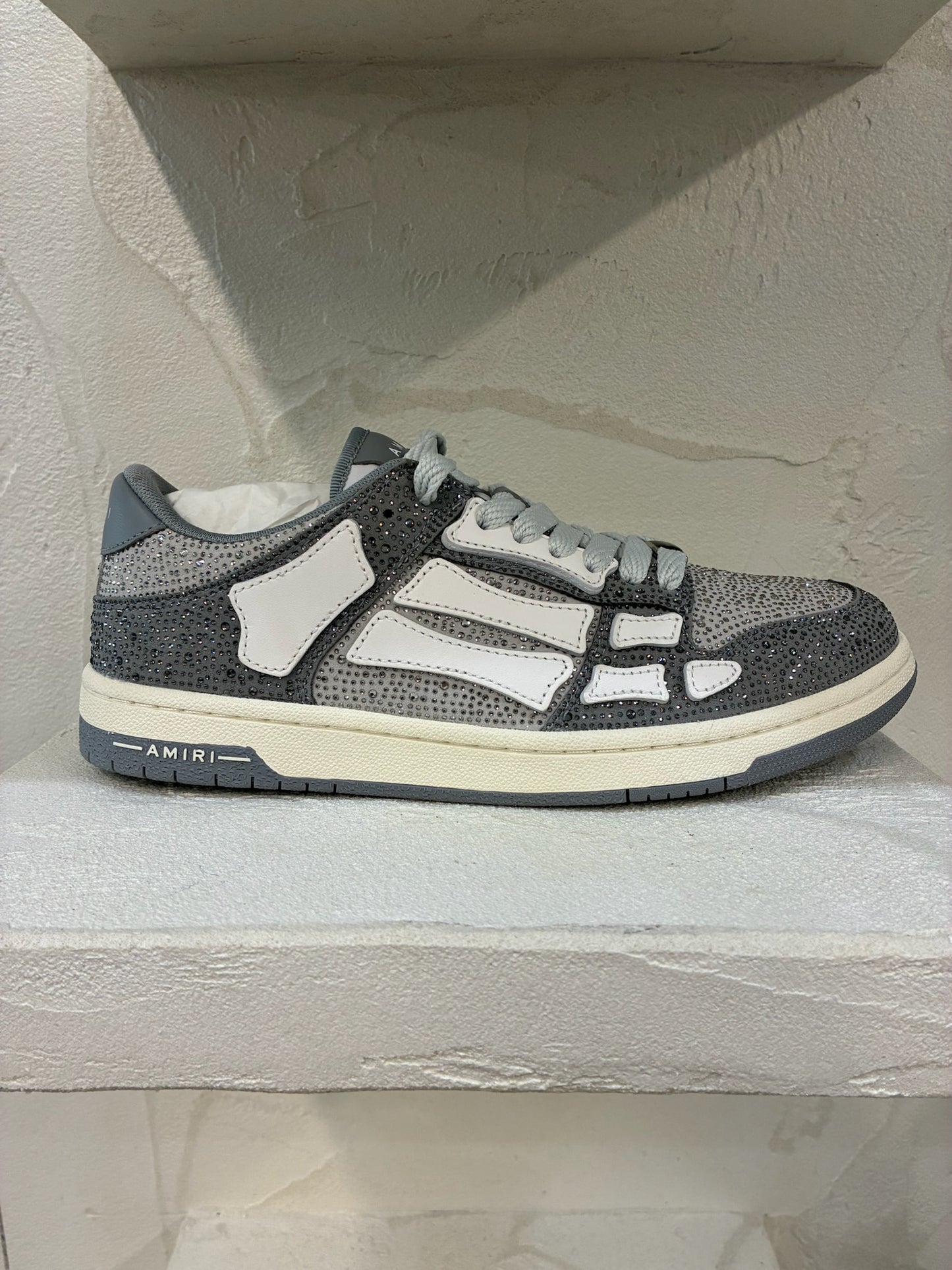 Amiri Crystal Skel-Top Low Sneakers
