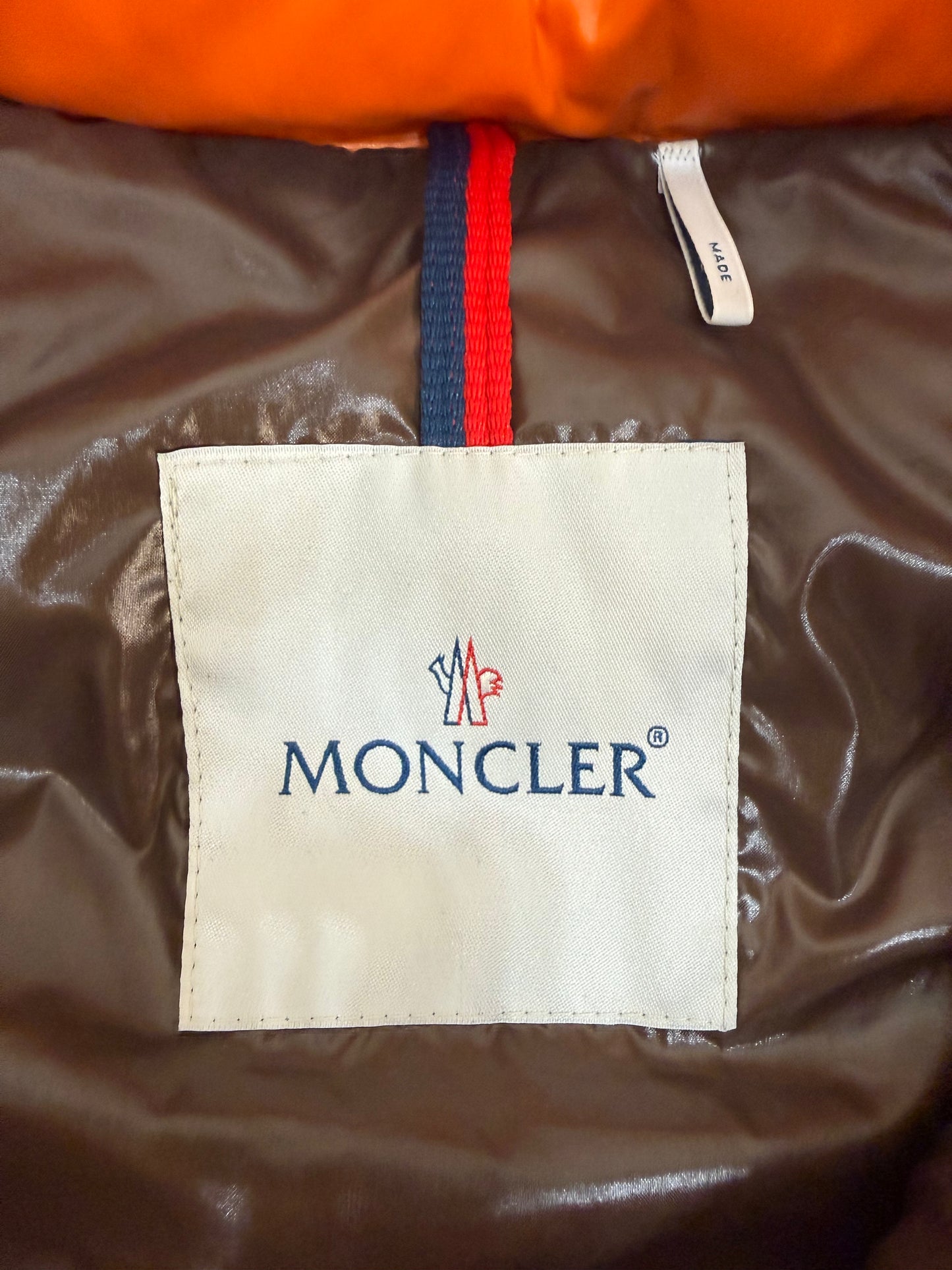 Moncler Tibb Down Vest Orange