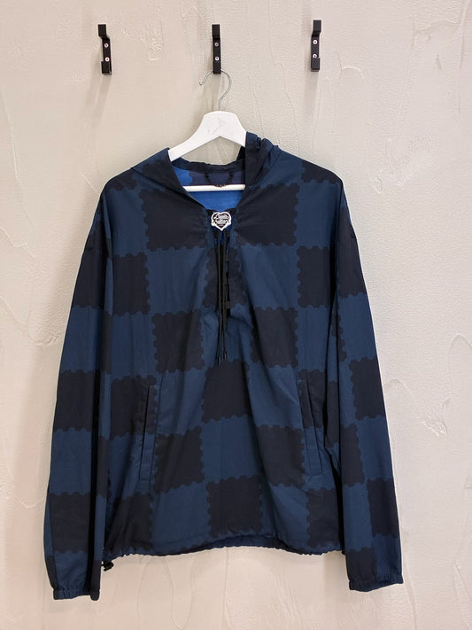 Louis Vuitton Blue Plaid Trooper Jacket