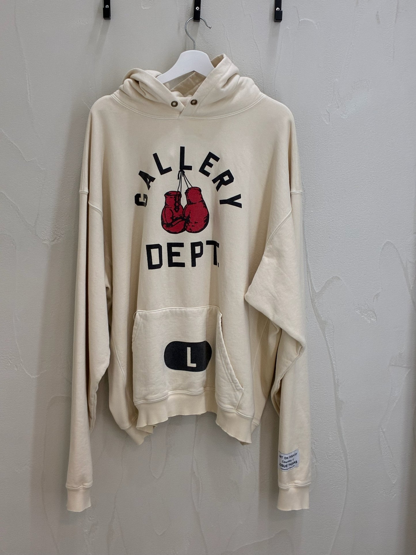 Gallery Dept Boxing Hoodie Cream