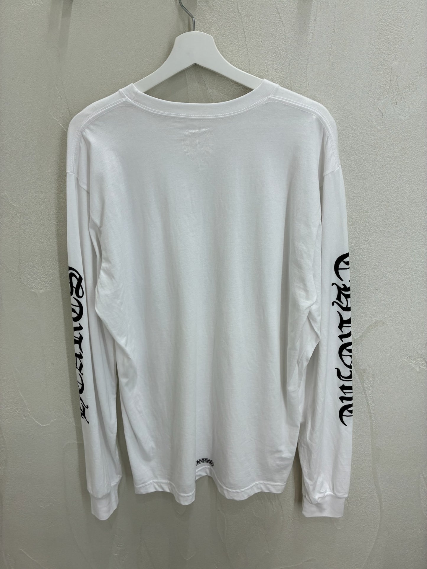 Chrome Hearts Neck Logo Long Sleeve Crewneck