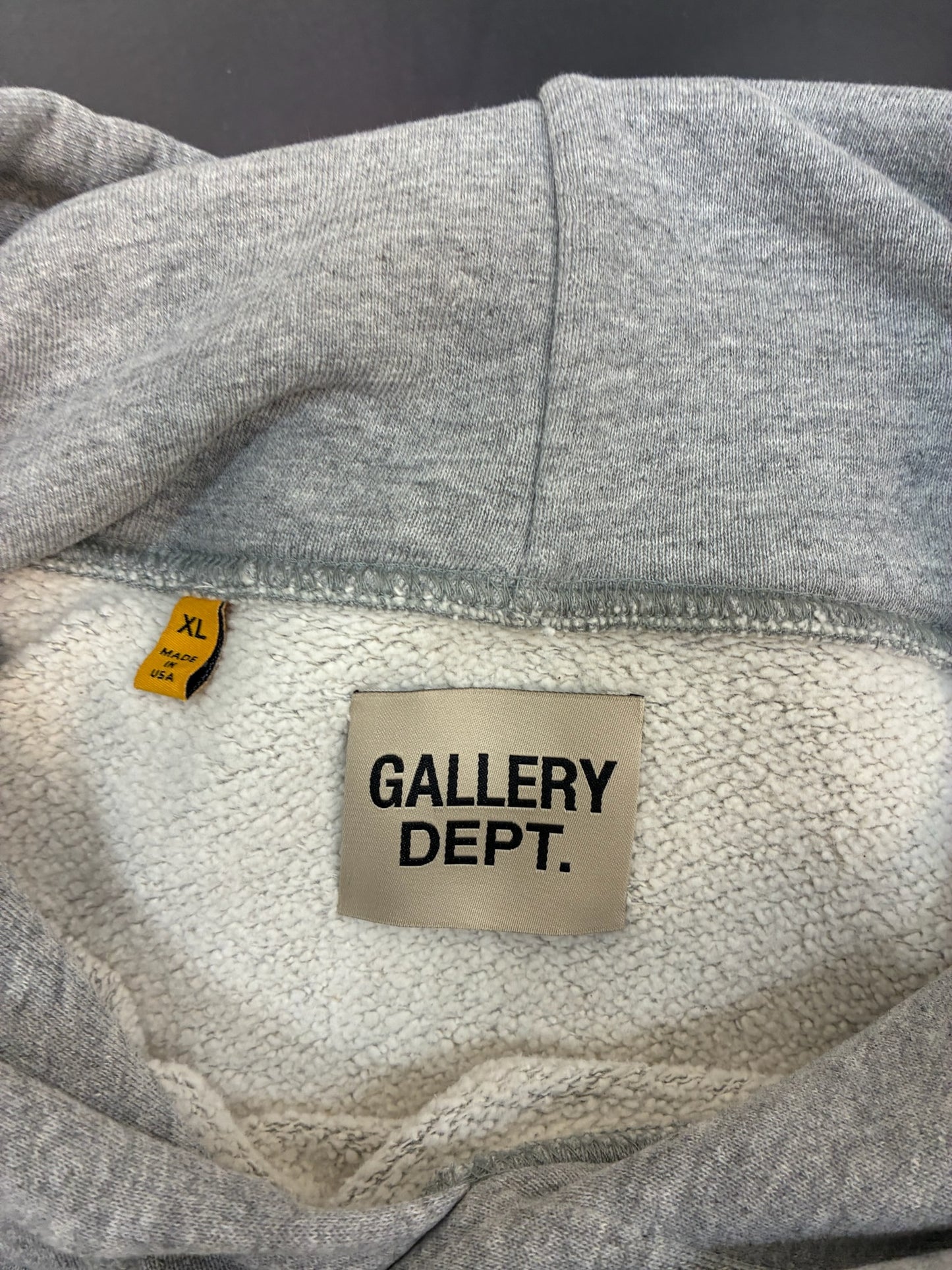 Gallery Dept. Center Logo DEPT Hoodie Grey