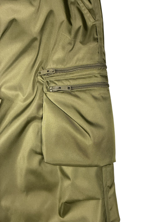 Prada Re-Nylon Cargo Pants Green