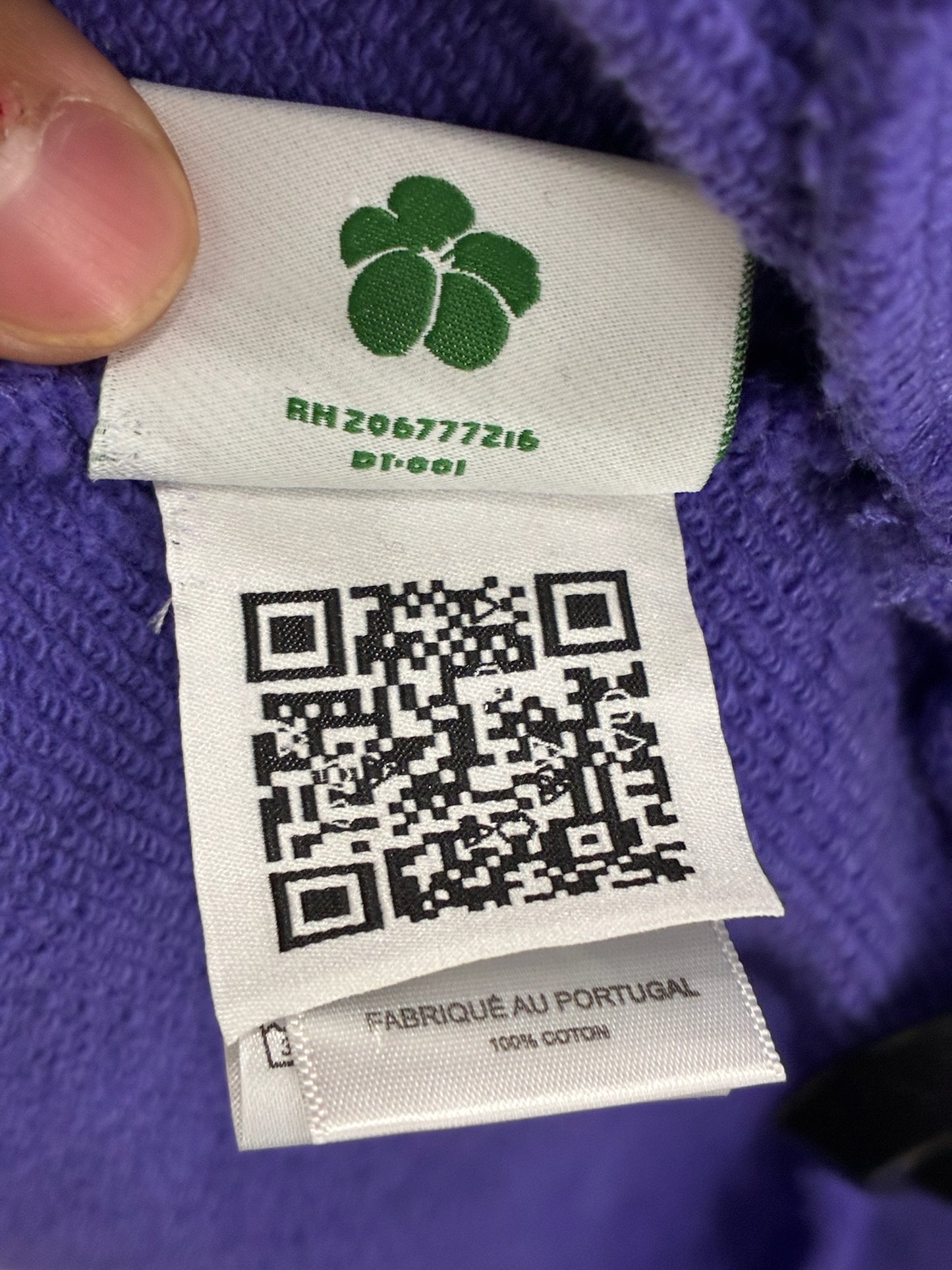 Denim Tears The Cotton Wreath Hoodie Purple