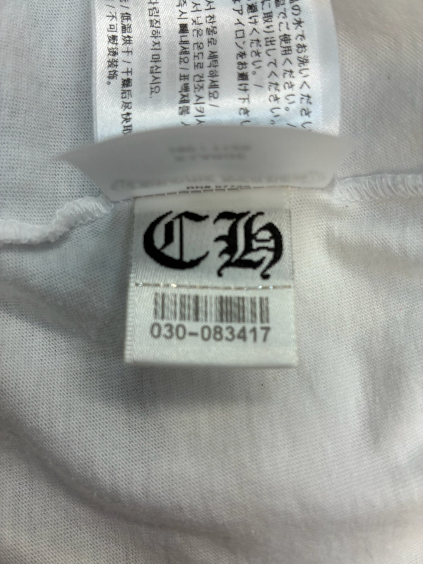 Chrome Hearts Made In Hollywood Boost T Shirt White