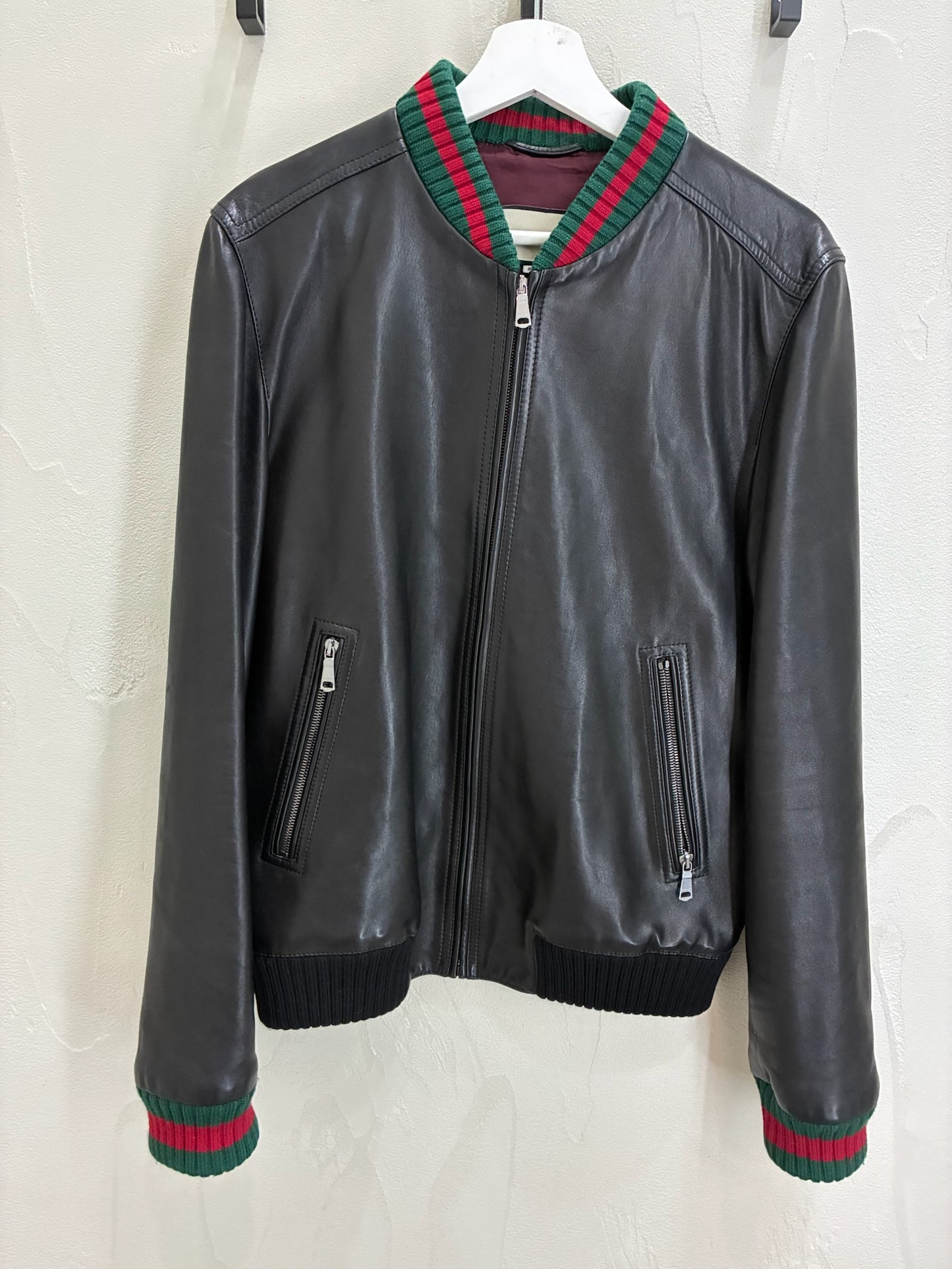 Gucci leather Jacket
